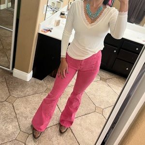 Free people Jayde flare cord pants